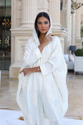 Ivory Blossom Abaya
