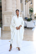Ivory Blossom Abaya