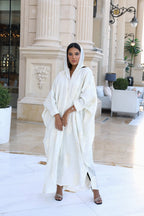 Ivory Blossom Abaya